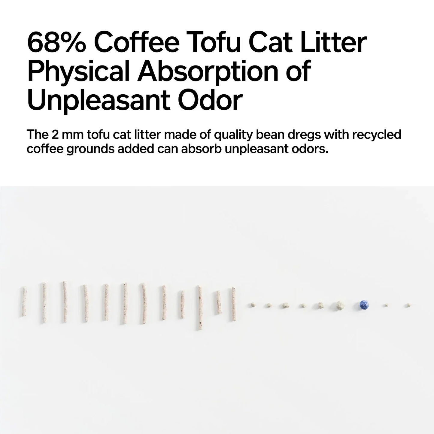 pidan Tofu Cat Litter with Recycled Coffee Grounds