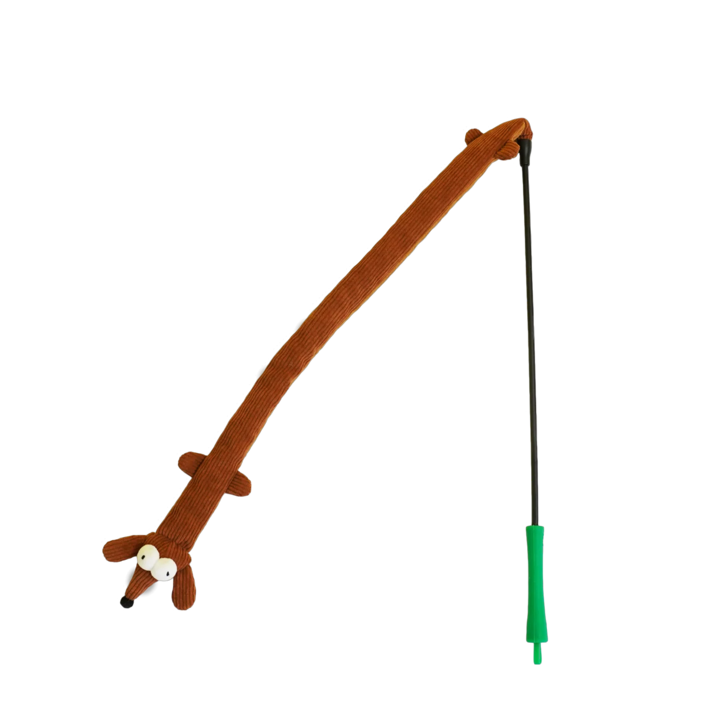 zeze Dachshund Dog Teaser Wand for Cats-Fussy Cat