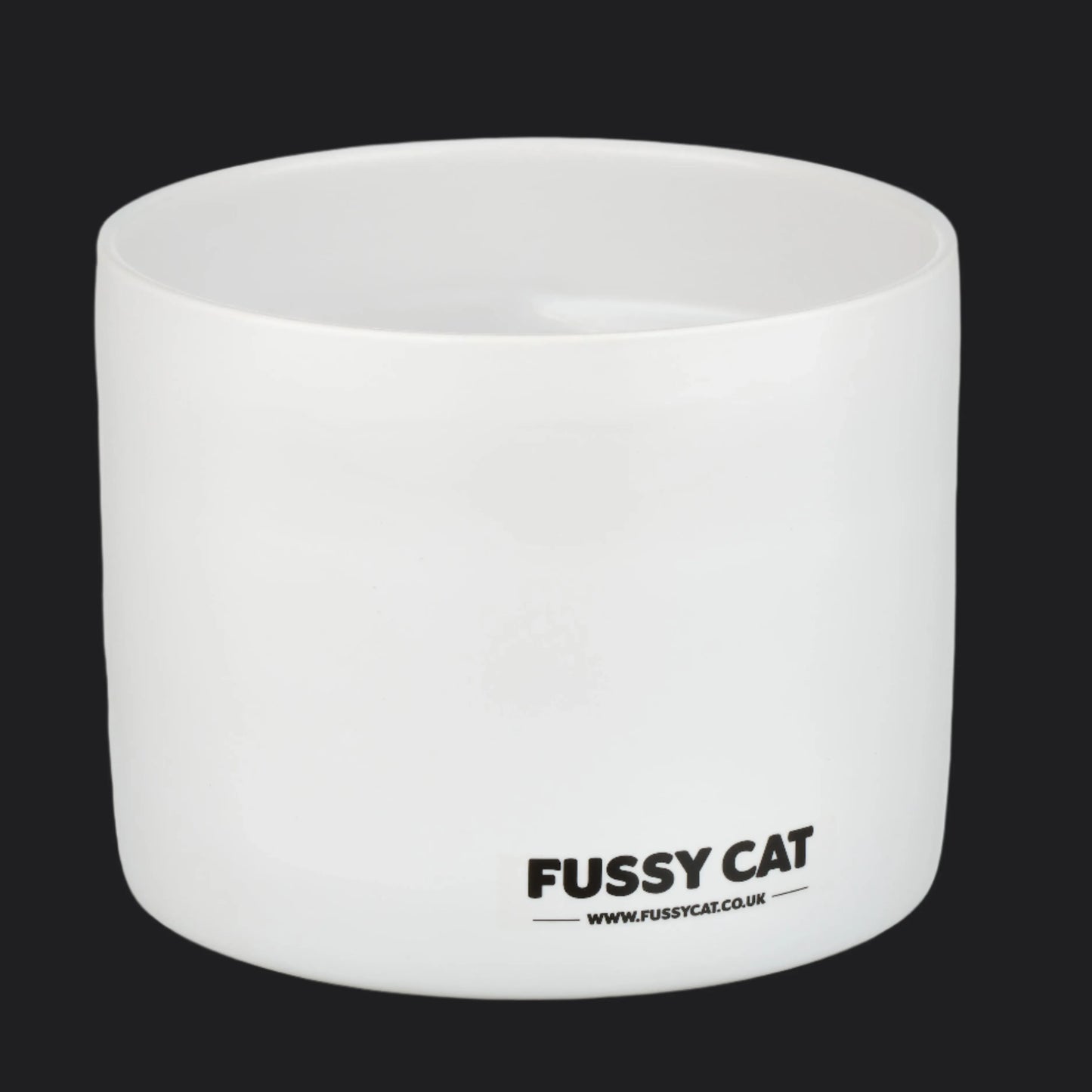 Fussy Cat Water Fountain - Ceramic, Wireless, Motion Activated, Spill-proof design