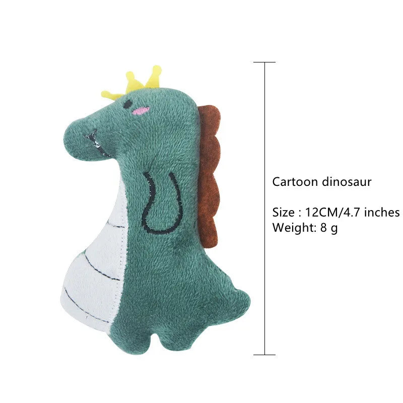 Fussy Cat Dinosaur Cat Toy with catnip and crinkle