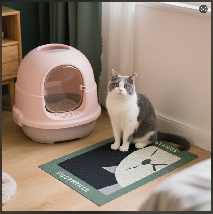 Cococat Coil Cat Litter Mat – Minimize Litter Tracking & Keep Floors Clean-Fussy Cat