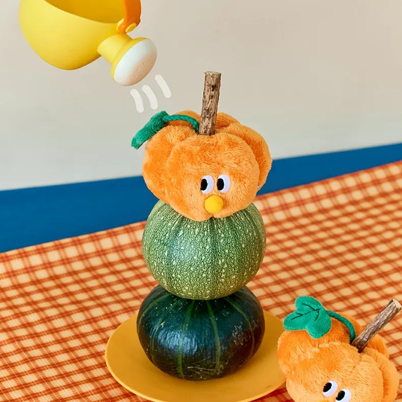 ZEZE Pumpkin Cat Toy with Silvervine Chew Stick – Crinkle Plush