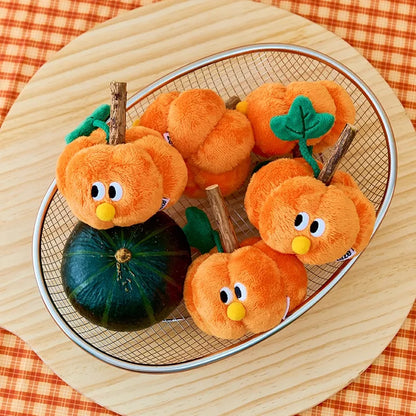 ZEZE Pumpkin Cat Toy with Silvervine Chew Stick – Crinkle Plush