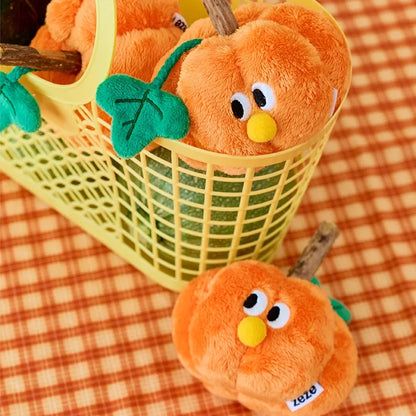ZEZE Pumpkin Cat Toy with Silvervine Chew Stick – Crinkle Plush
