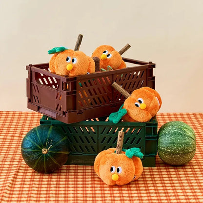 ZEZE Pumpkin Cat Toy with Silvervine Chew Stick – Crinkle Plush