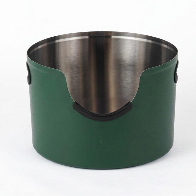 Fussy Cat - The Forest Green Litter Box, 48 Litres. With Litter Mat & Scoop.