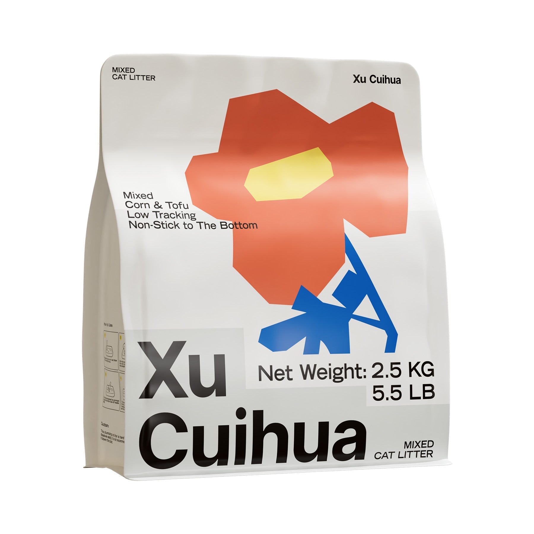 Xu Cuihua Cassava & Tofu Cat Litter (Unscented)-Fussy Cat