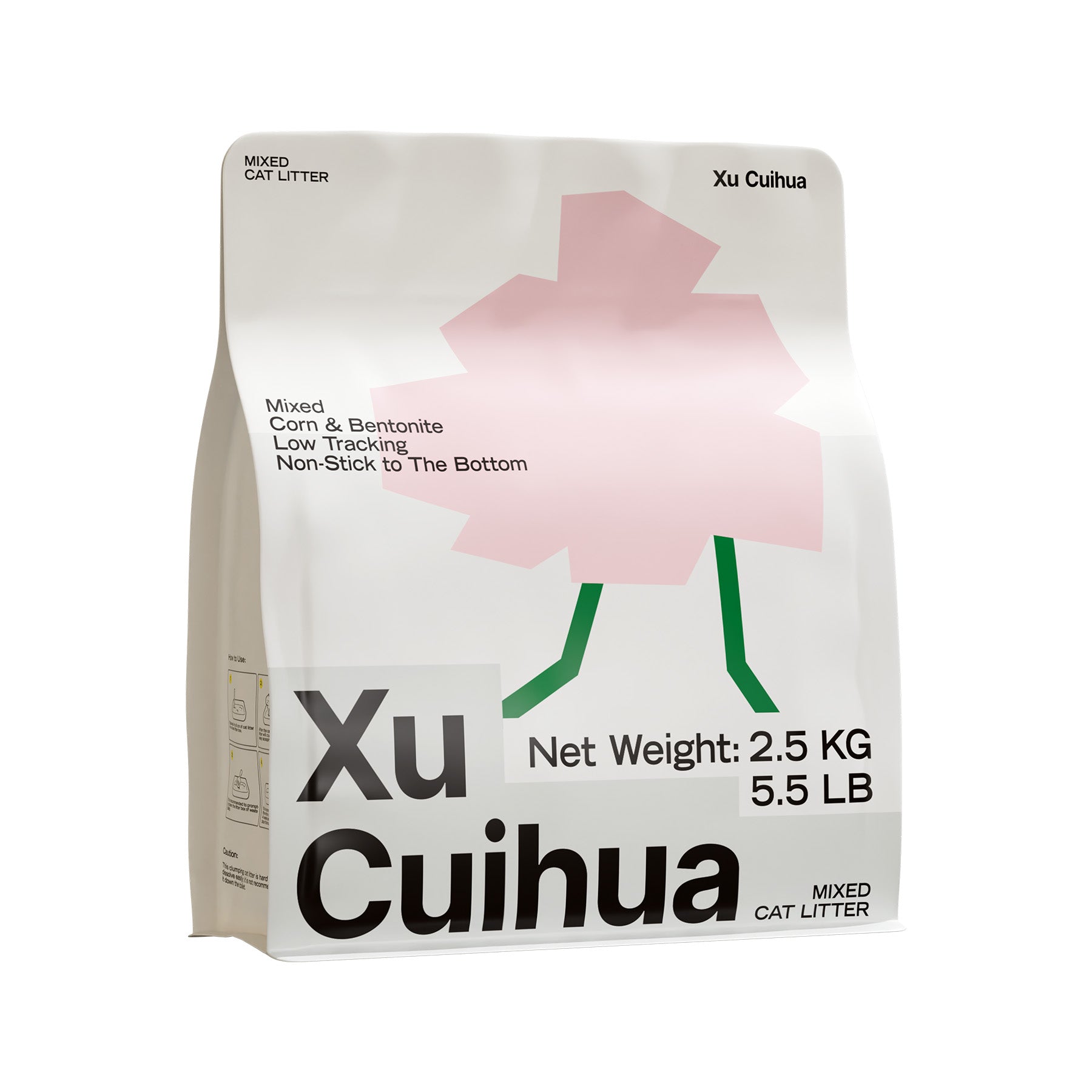 Xu Cuihua Cassava & Bentonite Cat Litter (Unscented)-Fussy Cat