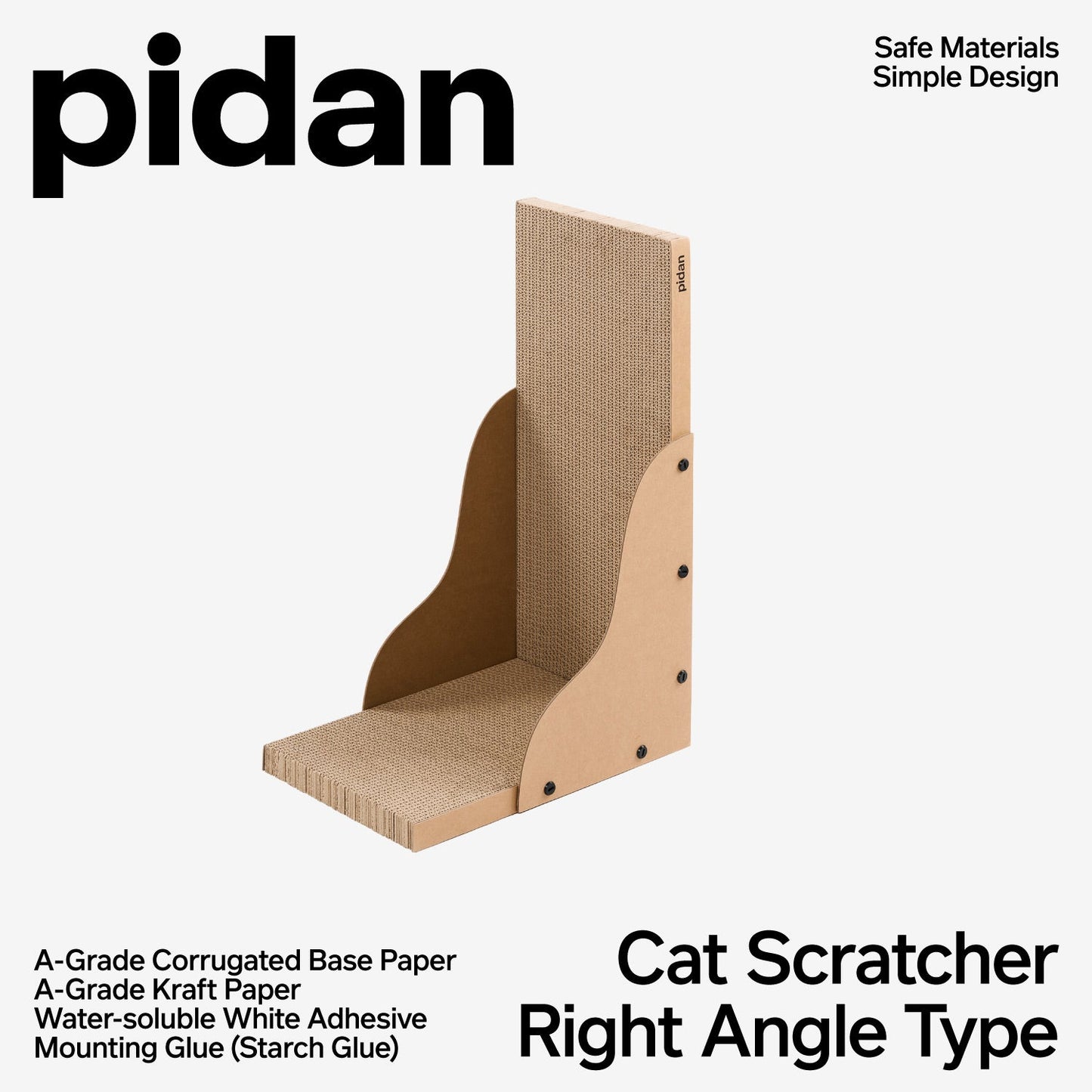 pidan L-Shaped Cat Scratcher, Medium