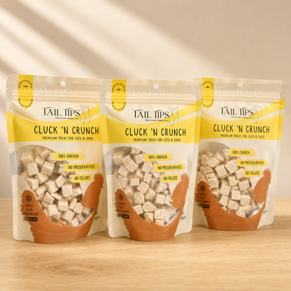 Cluck & Crunch - 100% Freeze-Dried Chicken Treats, 50g pack