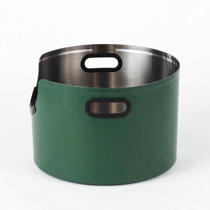 Fussy Cat - The Forest Green Litter Box, 48 Litres. With Litter Mat & Scoop.