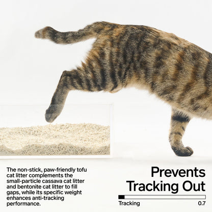 pidan Cassava & Tofu Cat Litter with Bentonite-Fussy Cat