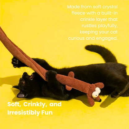 zeze Dachshund Dog Teaser Wand for Cats-Fussy Cat