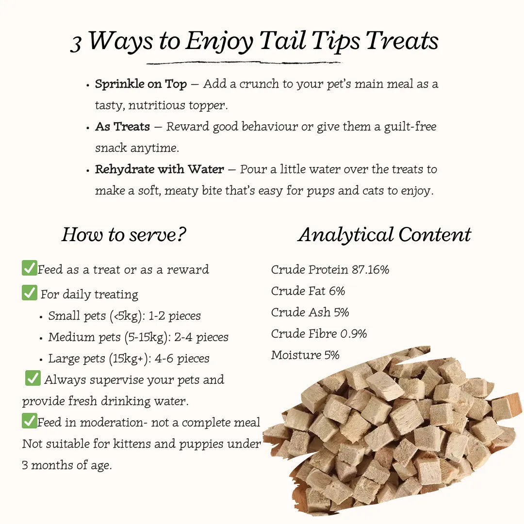 Ducky Delights - 100% Freeze-Dried Duck Treats | Novel Protein | 40g pack-Fussy Cat