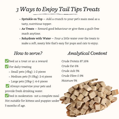Ducky Delights - 100% Freeze-Dried Duck Treats | Novel Protein | 40g pack-Fussy Cat