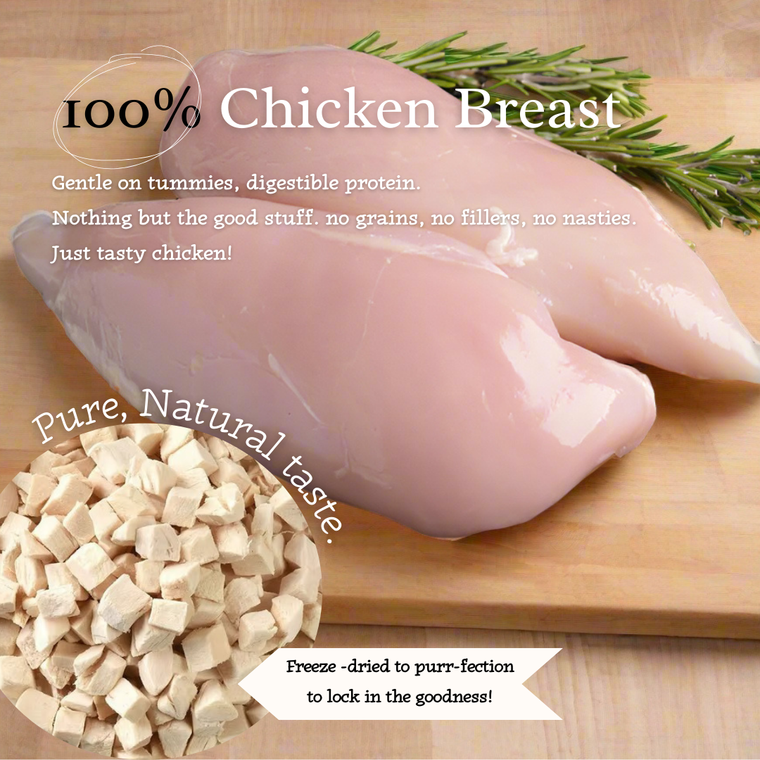 Cluck & Crunch - 100% Freeze-Dried Chicken Treats, 50g pack