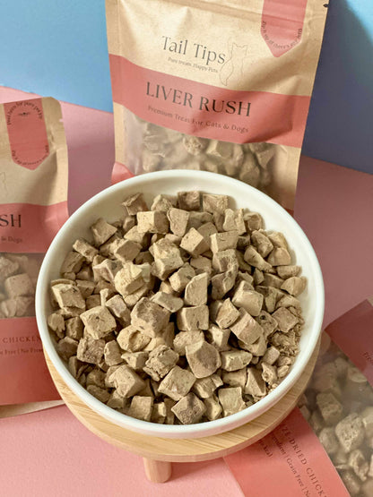 Liver Rush - 100% Freeze-Dried Chicken Liver Treats | High-Value | 50g pack