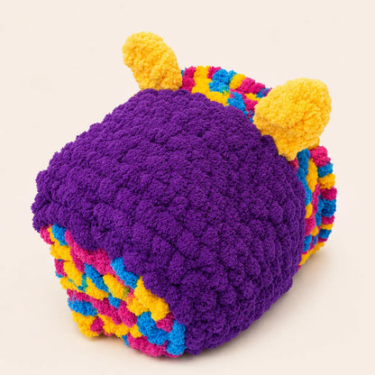 Luxury Handmade Chunky Knit Cat Cave Bed with Pom-Pom Toy-Fussy Cat