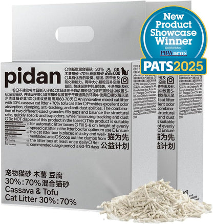 pidan Cassava & Tofu Clumping Cat Litter-Fussy Cat