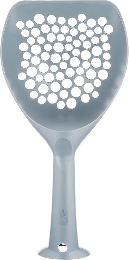 Catit Cat Litter Scoop, Grey – Durable, Easy-Clean Plastic Scoop for All Litter Types-Fussy Cat