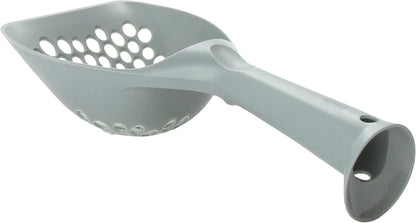 Catit Cat Litter Scoop, Grey – Durable, Easy-Clean Plastic Scoop for All Litter Types-Fussy Cat