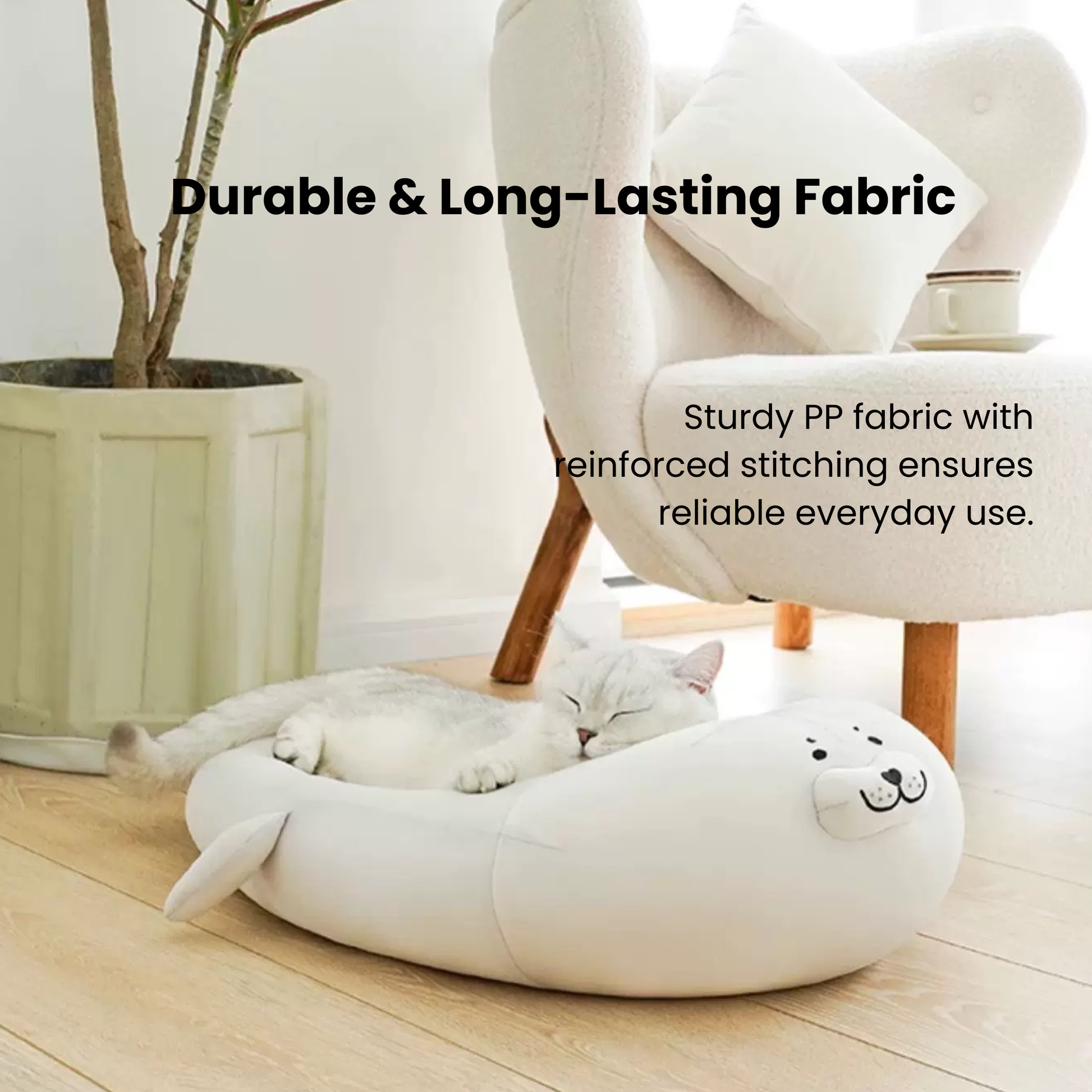 ZEZE cat bed (seal shape)-Fussy Cat