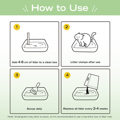 Xu Cuihua Cassava Cat Litter (Green Tea Scented)-Fussy Cat