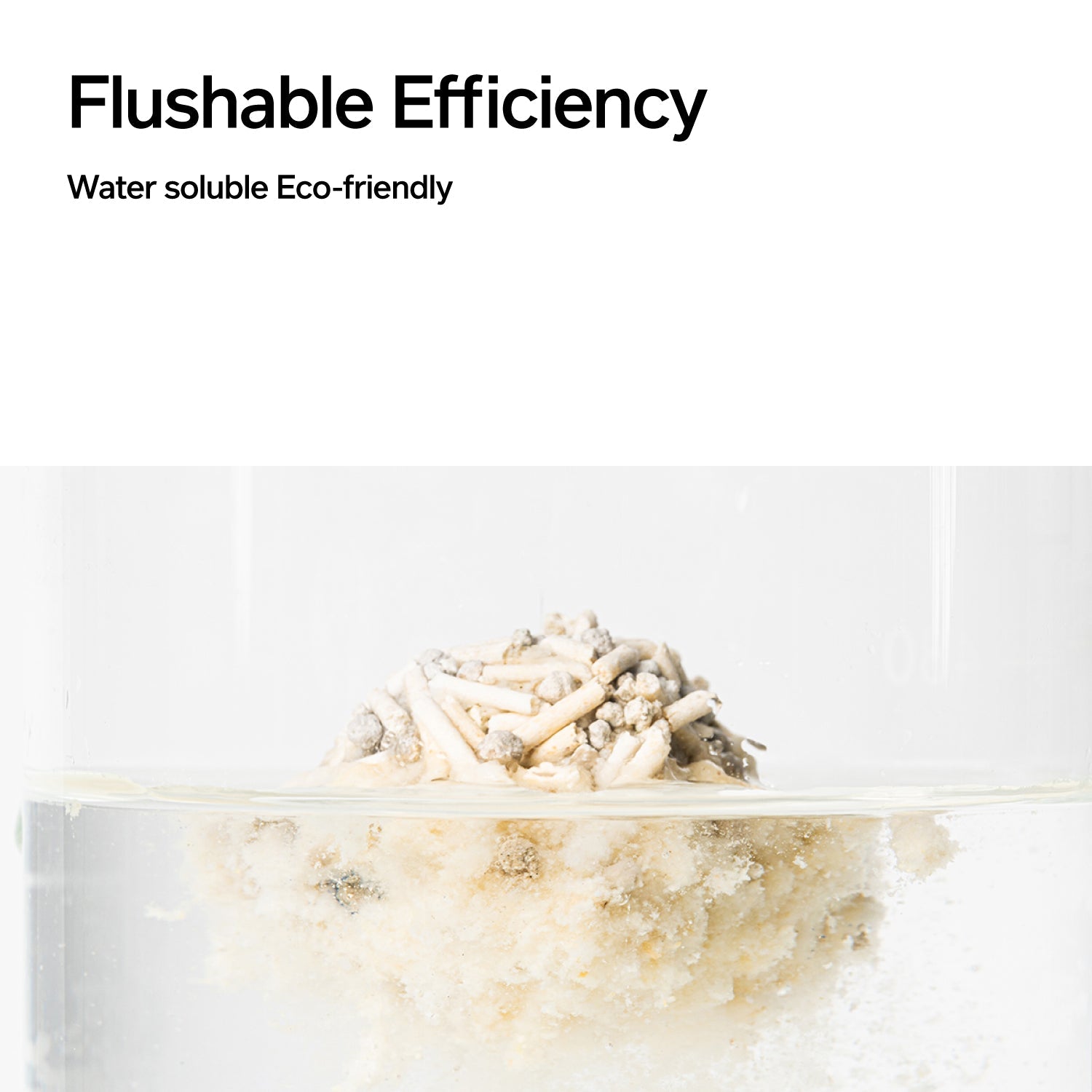 pidan tofu signature cat litter is flushable