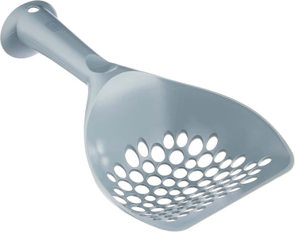 Catit Cat Litter Scoop, Grey – Durable, Easy-Clean Plastic Scoop for All Litter Types-Fussy Cat