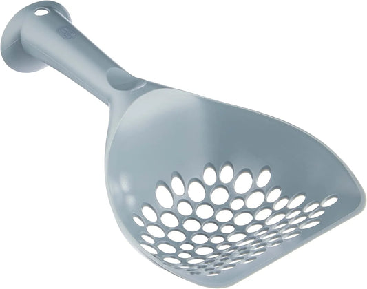 Catit Cat Litter Scoop, Grey – Durable, Easy-Clean Plastic Scoop for All Litter Types-Fussy Cat