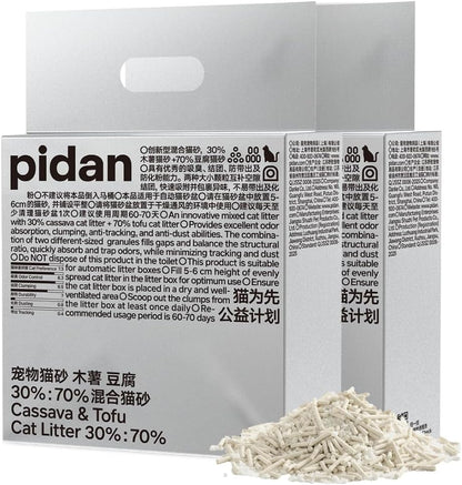 pidan Cassava & Tofu Clumping Cat Litter
