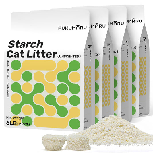 FUKUMARU Cassava Cat Litter 10.8 kg (4 packs)-Fussy Cat