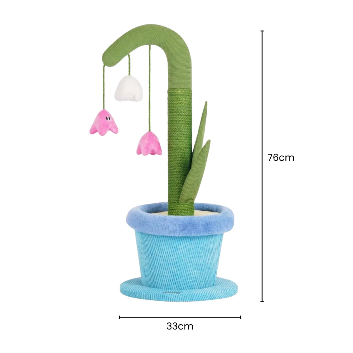 ZEZE Lily Cat Scratcher – Flower-Shaped Scratching Post
