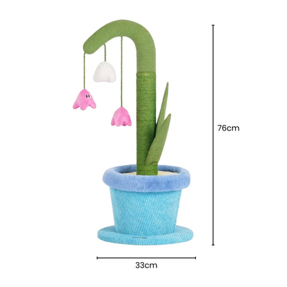 ZEZE Lily Cat Scratcher – Flower-Shaped Scratching Post