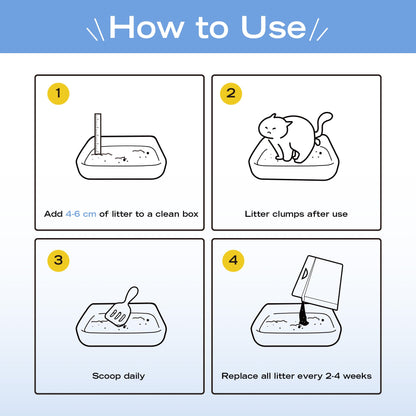 Xu Cuihua Cassava & Tofu Cat Litter (Unscented)-Fussy Cat