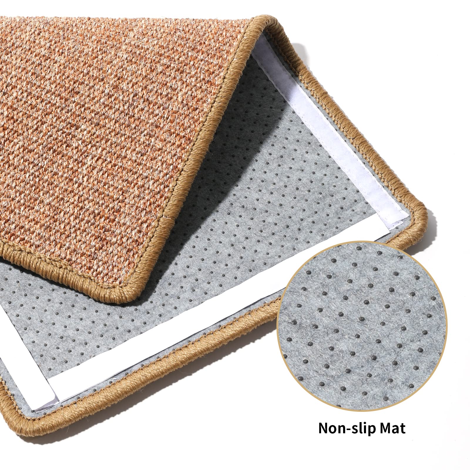 Fukumaru Natural Sisal Cat Scratching Mat, Medium 60 x 40 cm-Fussy Cat