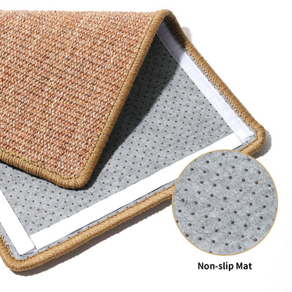 Fukumaru Natural Sisal Cat Scratching Mat, Medium 60 x 40 cm-Fussy Cat