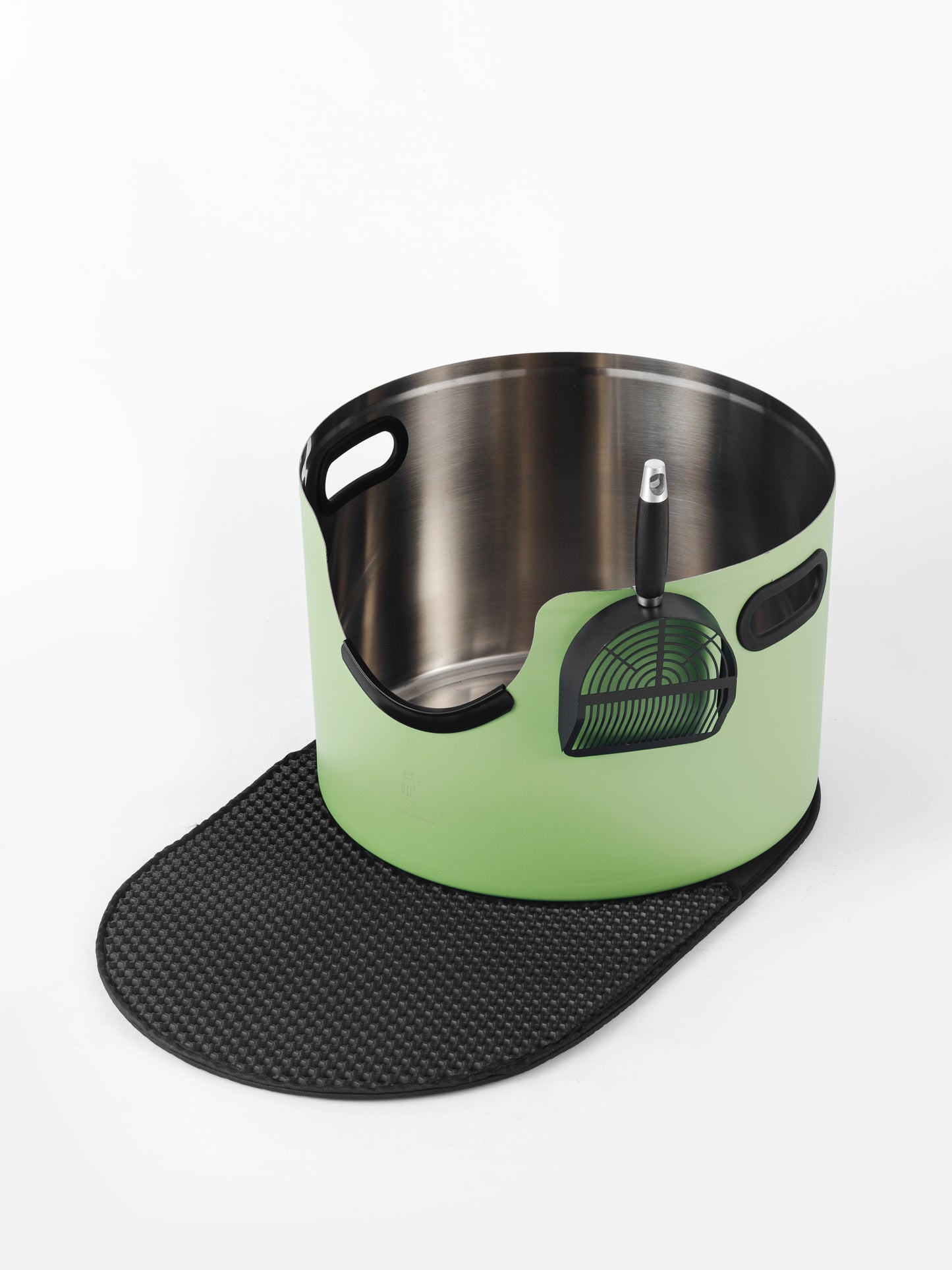 Fussy Cat - The Green Litter Box, 48 Litres. With Litter Mat & Scoop.
