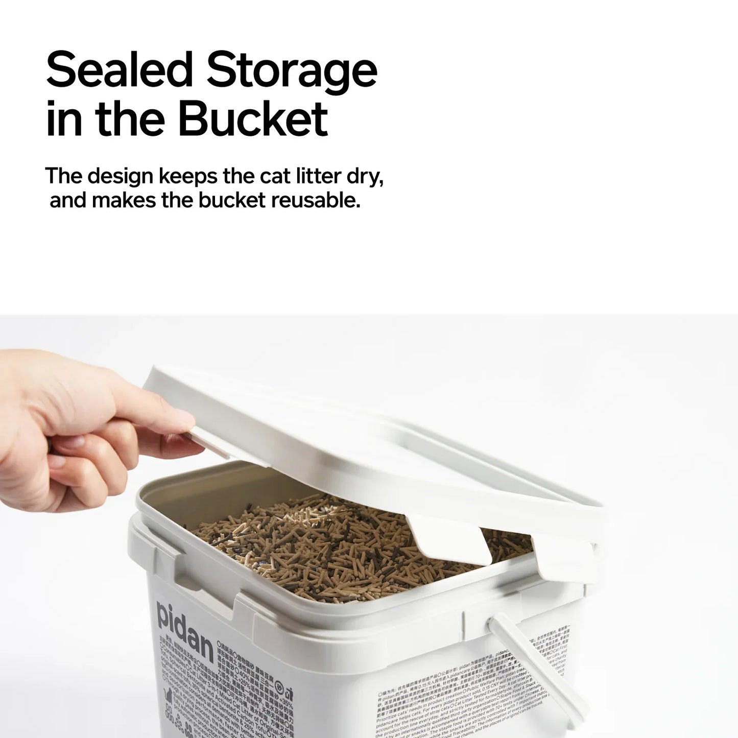 3-in-1 Blend Cat Litter (Tofu, Spherical Bentonite Clay, Activated Carbon Infused Tofu)-Fussy Cat