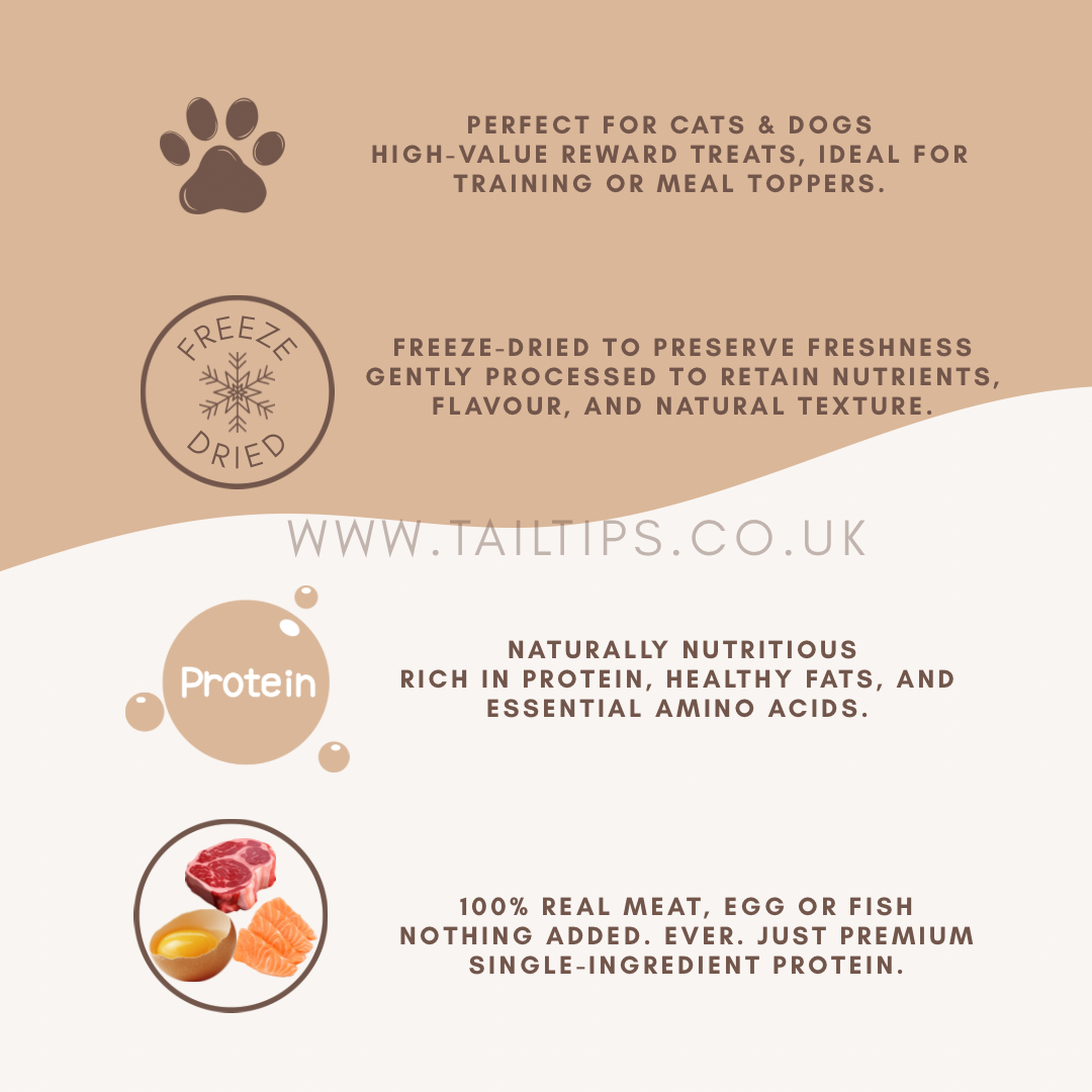 Taster Pack - 5 Freeze-Dried Pet Treats | Try All Flavours