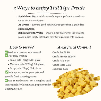 Yolky Drops - 100% Freeze-Dried Quail Egg Yolk Treats Gourmet Meal Enhancement for Pets-Fussy Cat