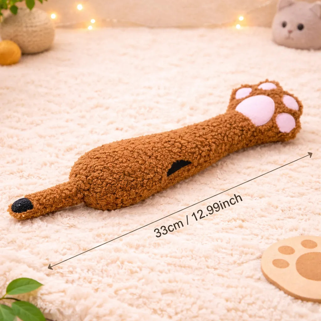 Plush Cat Kicker Toy with Catnip – Durable Chew-Resistant Teaser Wand for Cats (33 cm) | Long-Lasting Interactive Cat Toy-Fussy Cat