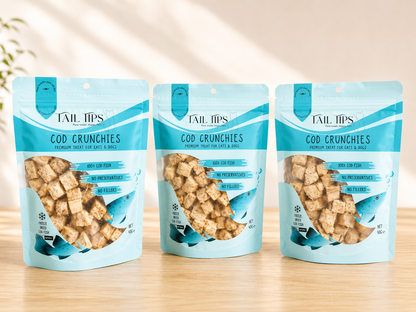 Cod Crunchies - 100% Freeze-Dried Cod Treats | Pure & Natural | 40g pack