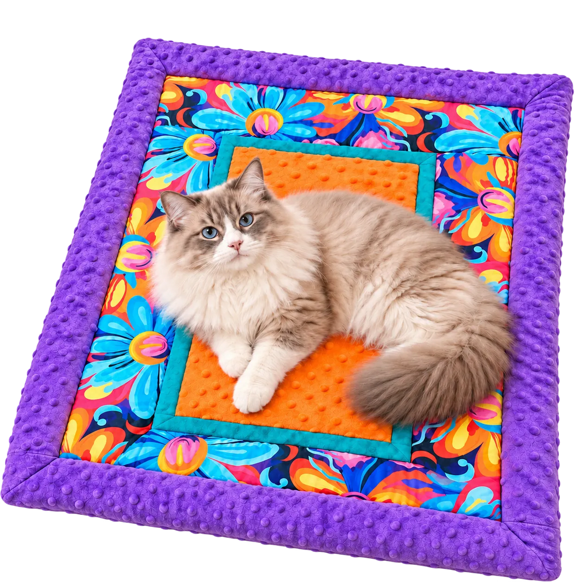 Luxury Plush Cat Blanket - Handmade, Soft & Cosy 50 × 70 cm