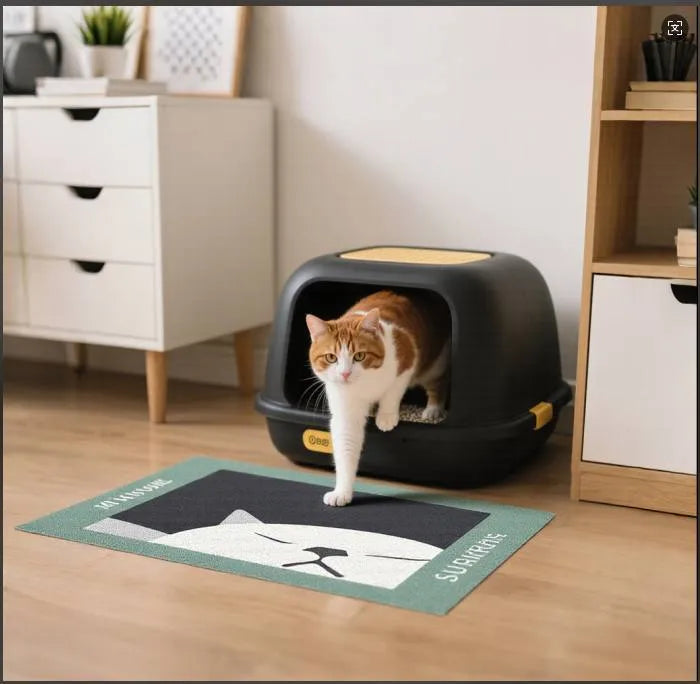 Cococat Coil Cat Litter Mat – Minimize Litter Tracking & Keep Floors Clean-Fussy Cat