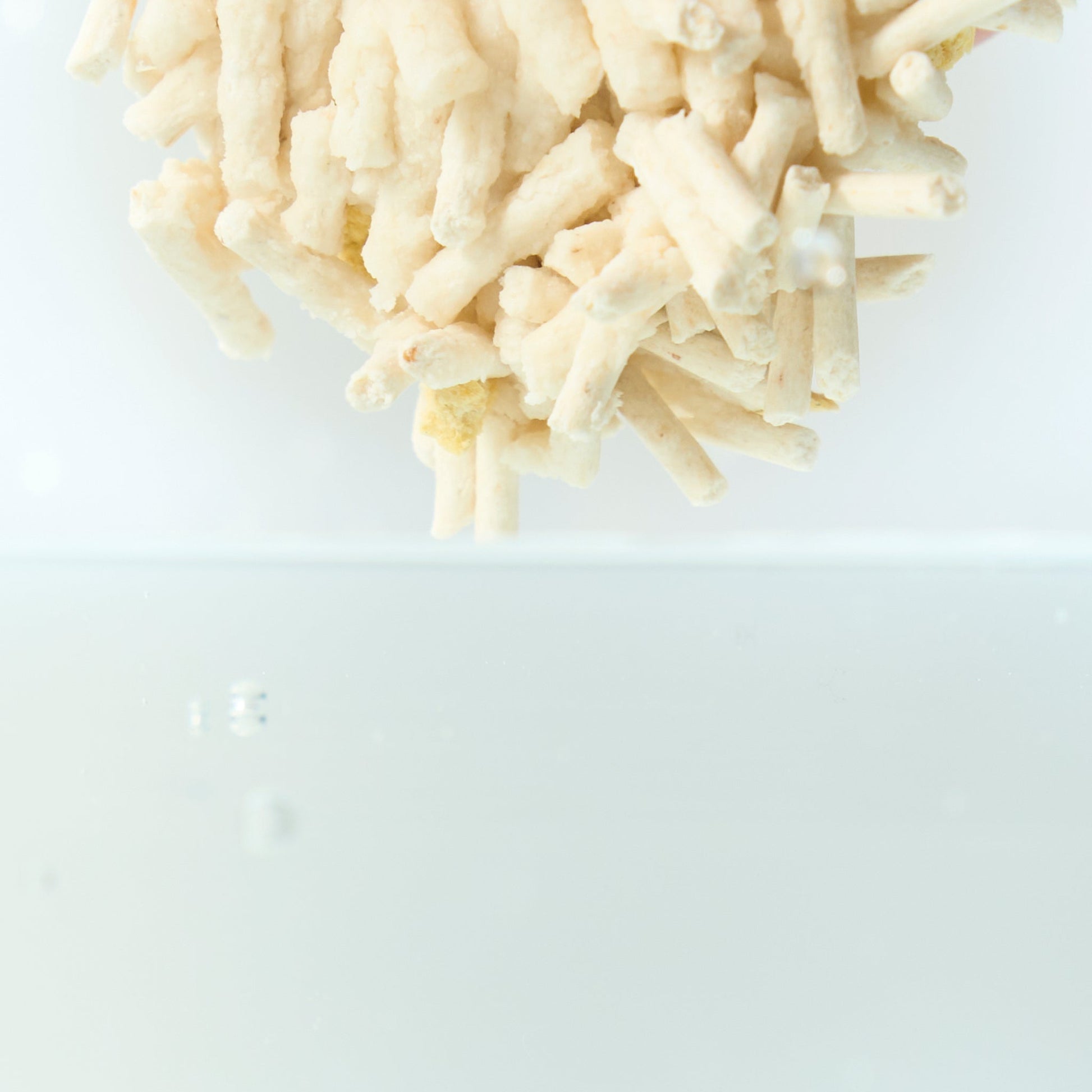 Close-up of a pile of cococat cat litter