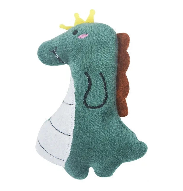 Fussy Cat Dinosaur Cat Toy with catnip and crinkle