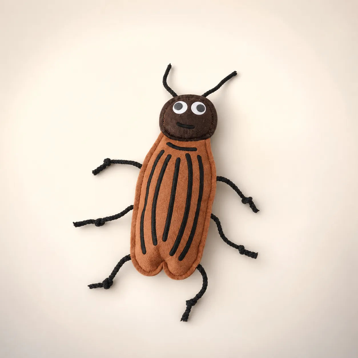 Soft Felt Cockroach Cat Toy with Catnip – Bite Resistant Interactive Indoor Chew Toy for Cats-Fussy Cat