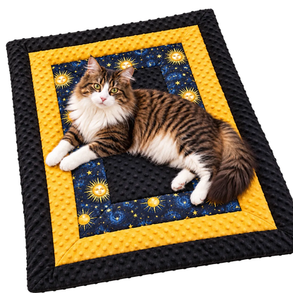 Luxury Plush Cat Blanket - Handmade, Soft & Cosy 50 × 70 cm