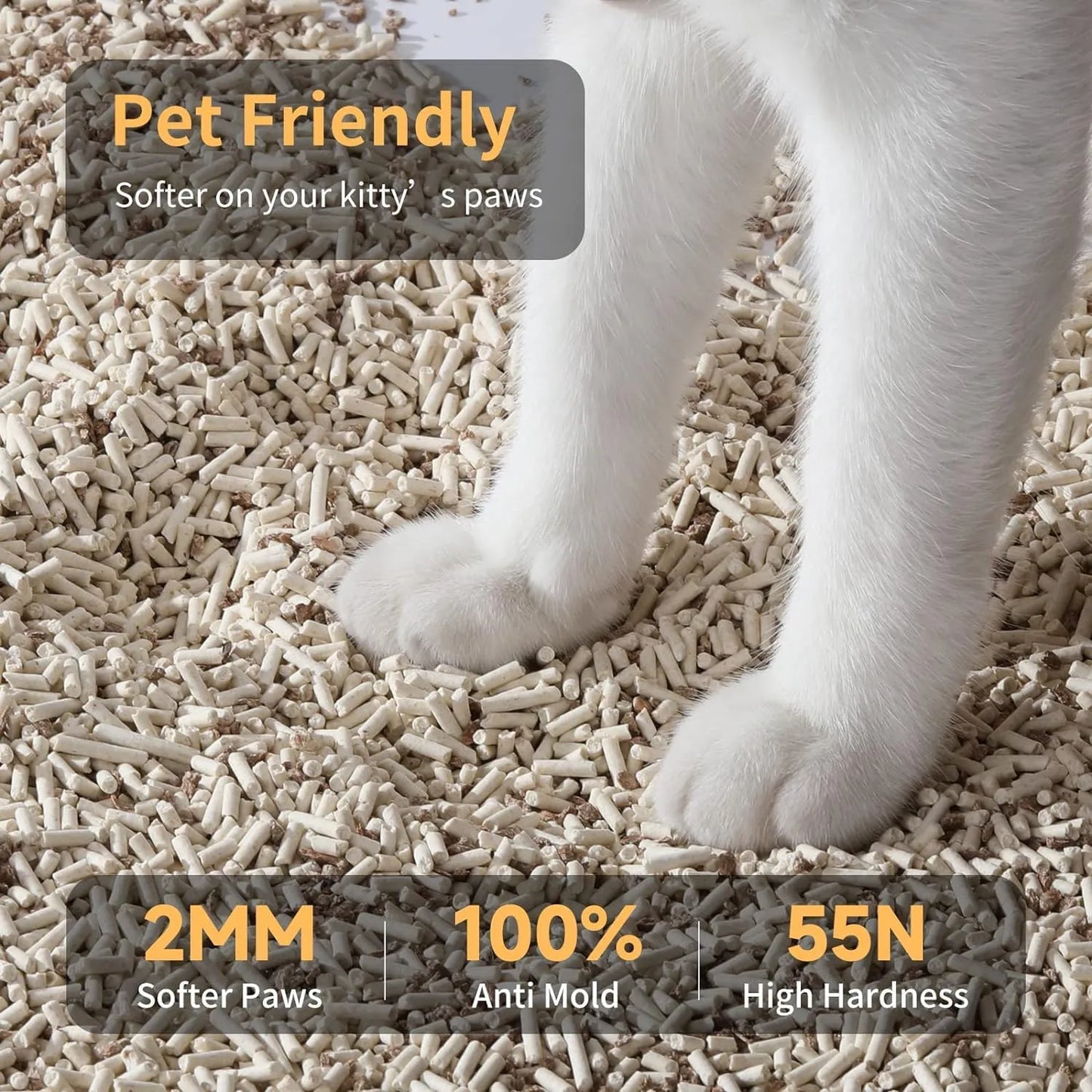 FUKUMARU Apple Wood Mixed Tofu Cat Litter-Fussy Cat